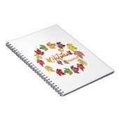Spiral Autumn Journal Notizblock (Rechte Seite)