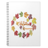 Spiral Autumn Journal Notizblock (Vorderseite)