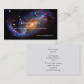 Spiral Barred Galaxy Astronomie-Bild Visitenkarte (Vorne/Hinten)