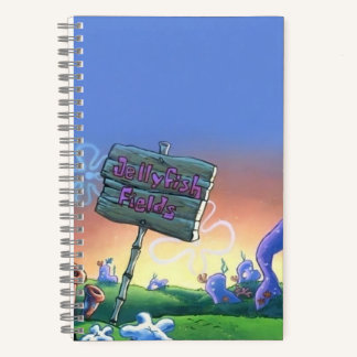 Spiral-Bikini-Bottom-Notebook Notizblock