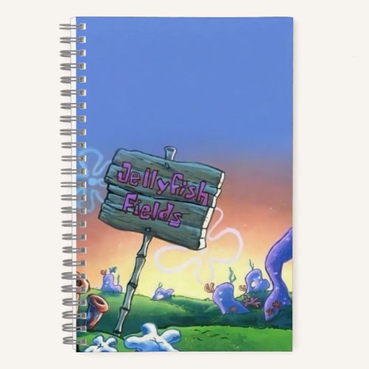 Spiral-Bikini-Bottom-Notebook Notizblock (Vorderseite)