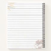 Spiral Binding Heart Printed Paper Diary Notizblock (Rückseite)