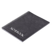 Spiral black Photo Notebook Notizblock (Linke Seite)