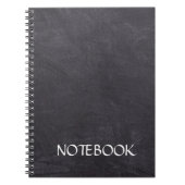 Spiral black Photo Notebook Notizblock (Vorderseite)