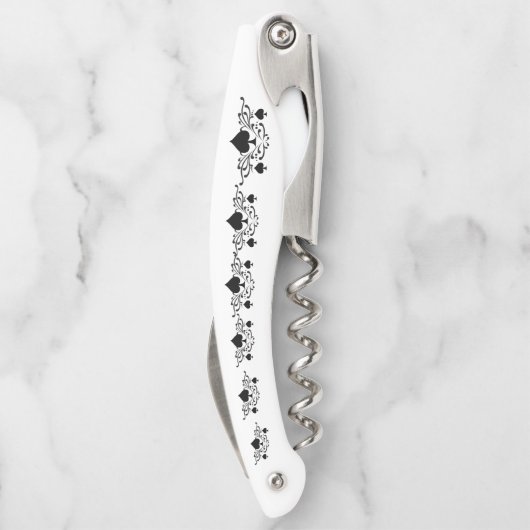 Spiral Black Spades Thunder_Cove im Tattoo-Stil Kellnermesser (Rückseite)