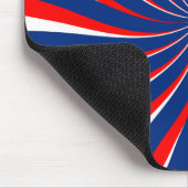 Spiral blau weiß rot... mousepad (Ecke)