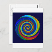 Spiral Blur Postkarte (Vorne/Hinten)