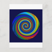Spiral Blur Postkarte (Vorderseite)