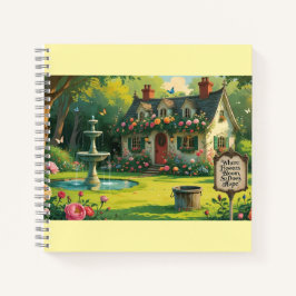 Spiral Book- Inspirational Quote" Notizblock