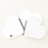 Spiral Bound Notebook mit individueller Herzform Notizblock (Innenseite)