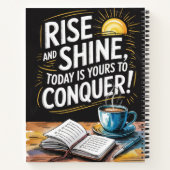 Spiral-Bound-Notebook mit Inspiration - Zitate Notizblock (Rückseite)