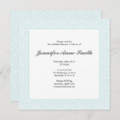 Spiral Bridal Dusche Einladung (Vorne/Hinten)