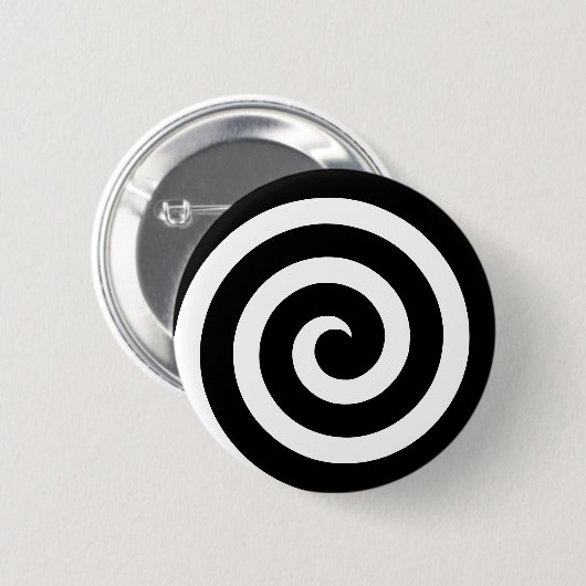 Spiral Button for Hypnosis and Hypnotists (Vorne & Hinten)