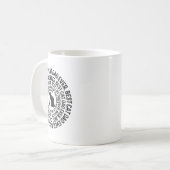 Spiral Cat Daddy - Bester Cat Dad Daddy Ever Spira Kaffeetasse (Vorderseite Links)