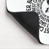 Spiral Cat Daddy - Bester Cat Dad Daddy Ever Spira Mousepad (Ecke)