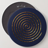 Spiral Celtic Symbol Button (Vorne & Hinten)