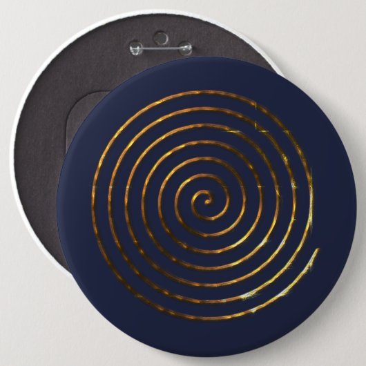 Spiral Celtic Symbol Button (Vorne & Hinten)