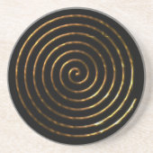 Spiral Celtic Symbol Getränkeuntersetzer (Vorne)