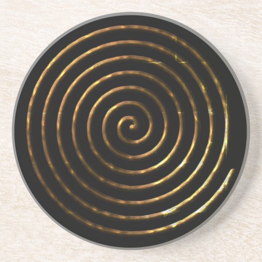 Spiral Celtic Symbol Getränkeuntersetzer (Vorne)