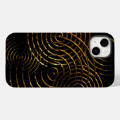 Spiral Celtic Symbol Gold Metall Case-Mate iPho Case-Mate iPhone Hülle (Rückseite (Horizontal))