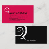 Spiral-Chat Visitenkarte (Vorne/Hinten)