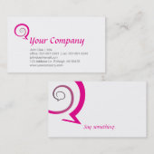 Spiral-Chat Visitenkarte (Vorne/Hinten)