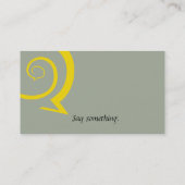 Spiral-Chat Visitenkarte (Rückseite)