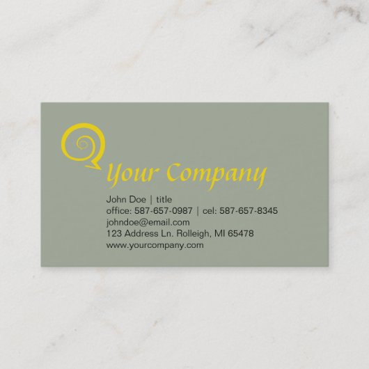 Spiral-Chat Visitenkarte (Vorderseite)