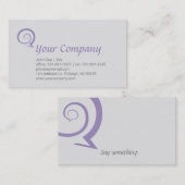 Spiral-Chat Visitenkarte (Vorne/Hinten)