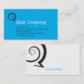 Spiral-Chat Visitenkarte (Vorne/Hinten)