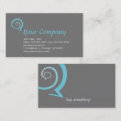 Spiral-Chat Visitenkarte (Vorne/Hinten)