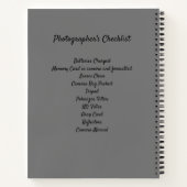 Spiral Class Notebook für Fotografen Notizblock (Rückseite)