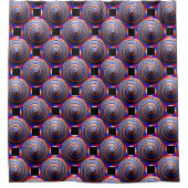 Spiral Cone von Kenneth Yoncich Duschvorhang (Vorderseite)