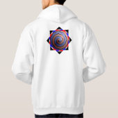 Spiral Cone von Kenneth Yoncich Hoodie (Rückseite)