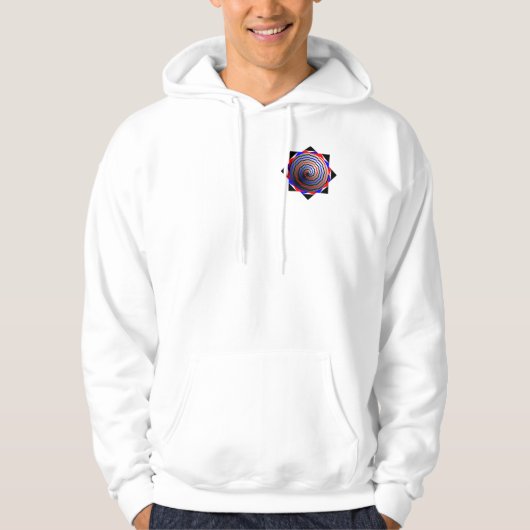 Spiral Cone von Kenneth Yoncich Hoodie (Vorderseite)