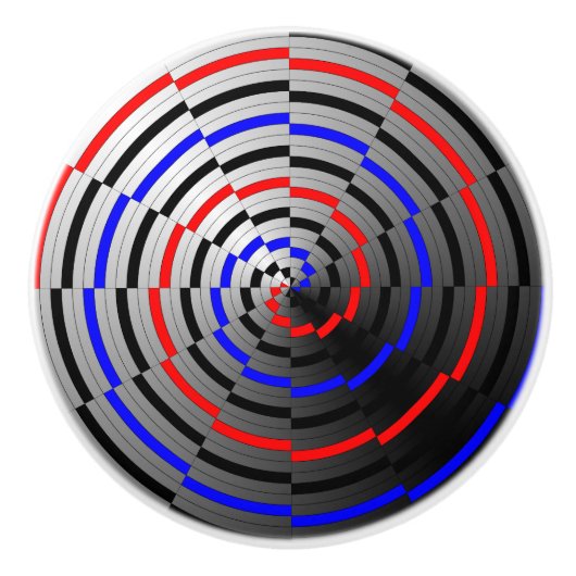 Spiral Cone von Kenneth Yoncich Keramikknauf (Vorderseite)