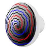 Spiral Cone von Kenneth Yoncich Keramikknauf (Rechts)