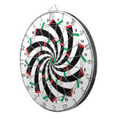 Spiral Dartscheibe gespiegelte Version (Vorderseite rechts)
