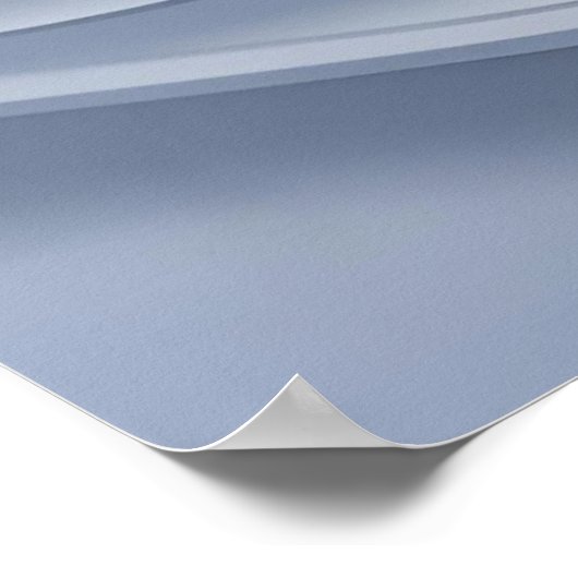 Spiral Elegance - Abstrakter Vortex Kunst in Weiß Poster (Ecke)