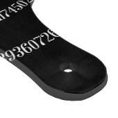 Spiral for Pi on Black Style Schneidebrett (Ecke)