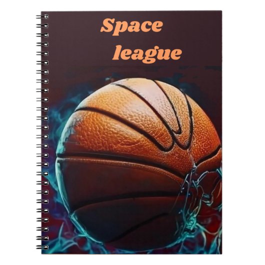 Spiral Foto Notebooк Basketball - Notizblock (Vorderseite)