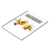 Spiral Foto Notebook (80 Seiten B&W) Notizblock (Linke Seite)