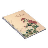 Spiral Foto Notebook "Autumnal Blume" Notizblock (Rechte Seite)
