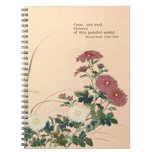 Spiral Foto Notebook "Autumnal Blume" Notizblock