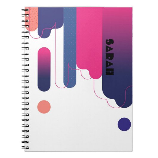 Spiral Foto Notebook BAUHAUS DOTS Notizblock (Vorderseite)