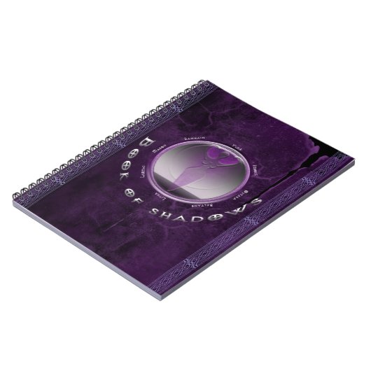 Spiral Foto Notebook, Buch der Schatten (Linke Seite)