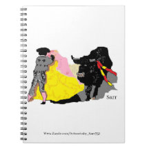 Spiral Foto Notebook : Bullfighter