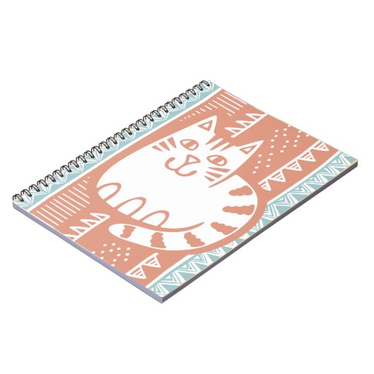 Spiral Foto Notebook Cat Notizblock (Linke Seite)