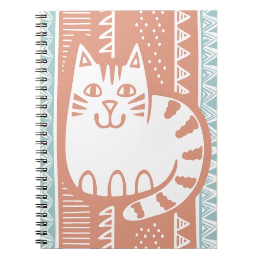 Spiral Foto Notebook Cat Notizblock (Vorderseite)