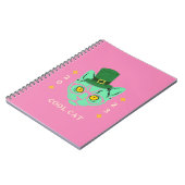 Spiral-Foto-Notebook-Coole Katze Notizblock (Linke Seite)